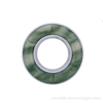 Jade-Like Round Pattern Hydrographics Transfer Painting Eyelet